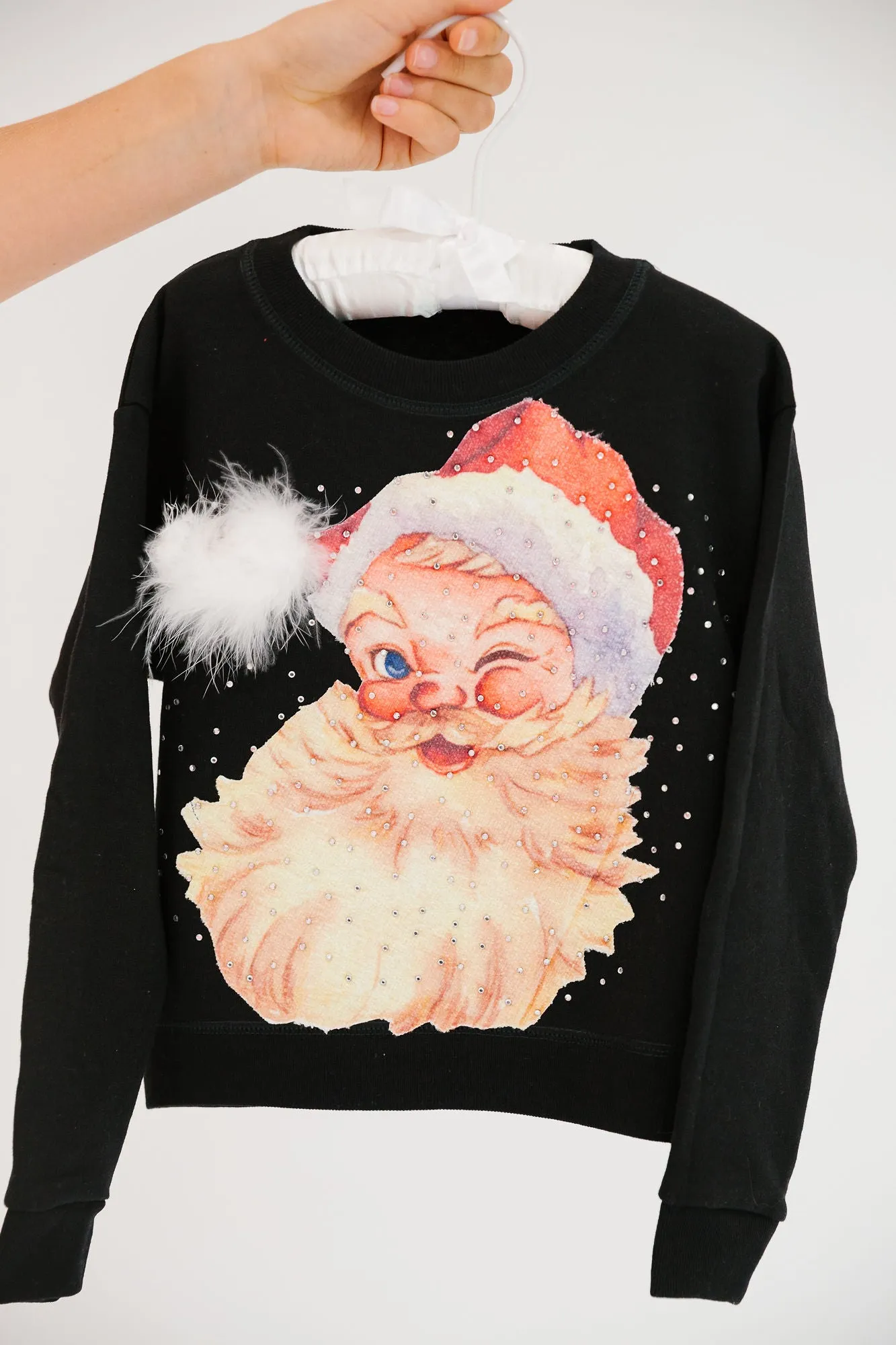 MINI KIDS JOLLY SANTA SPARKLE PULLOVER