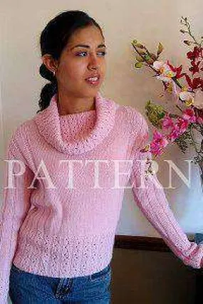 Misti Alpaca Rosita Rib Pullover Pattern - Sport (Disc.)