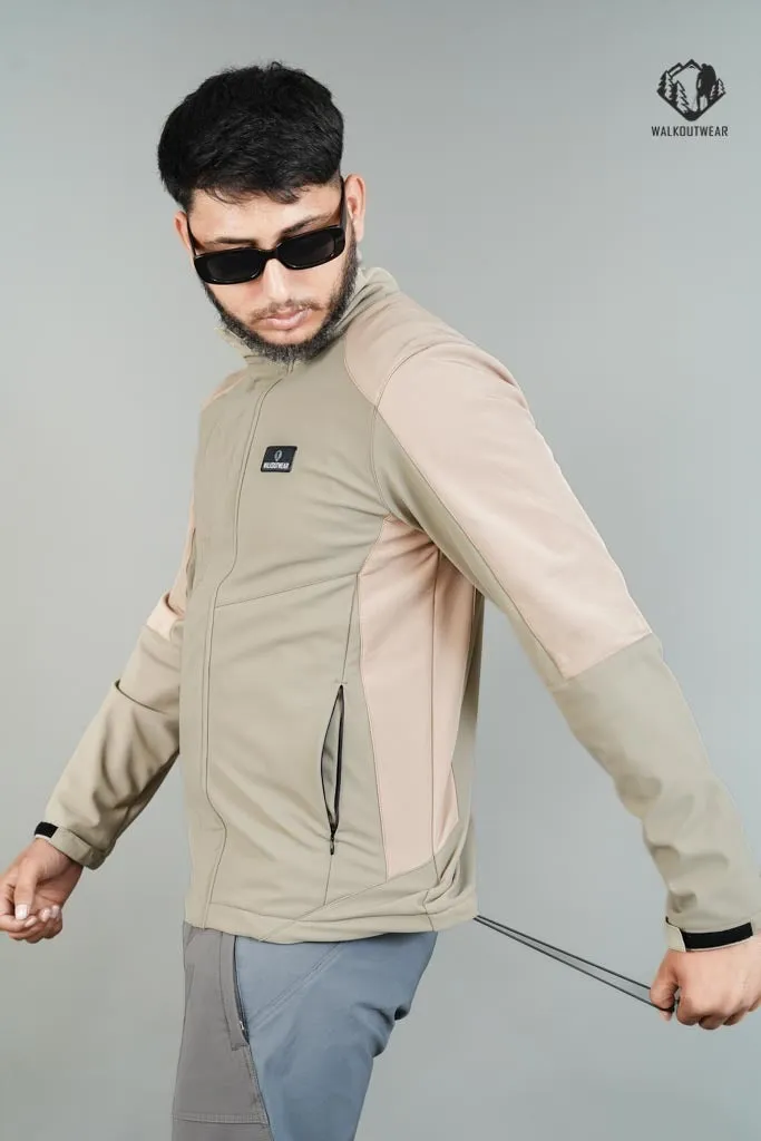 New Bonded Soldier Wear Winter Jacket For Men(beige)