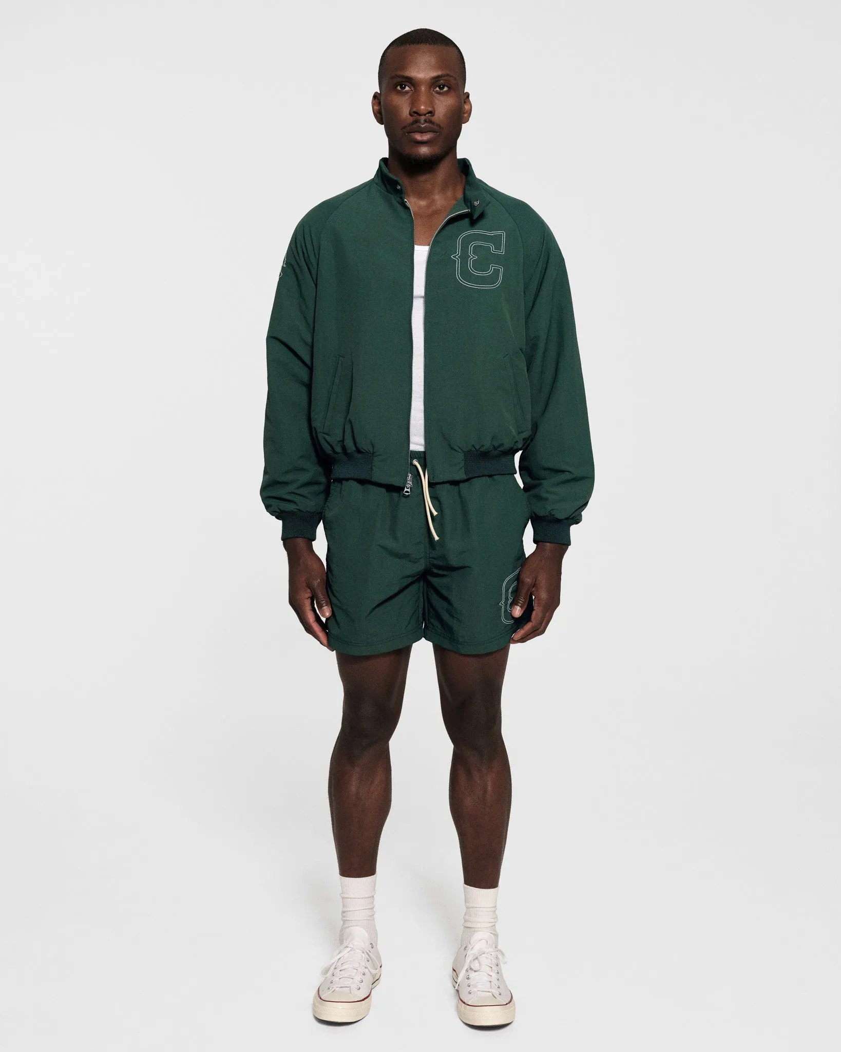 Nylon Championship Jacket (Cactus)