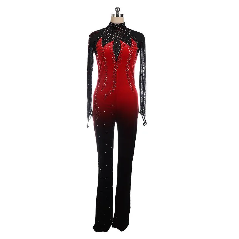 Ombre Catsuit Competition Skating Dress BSU61122 Avail. 4 Colors