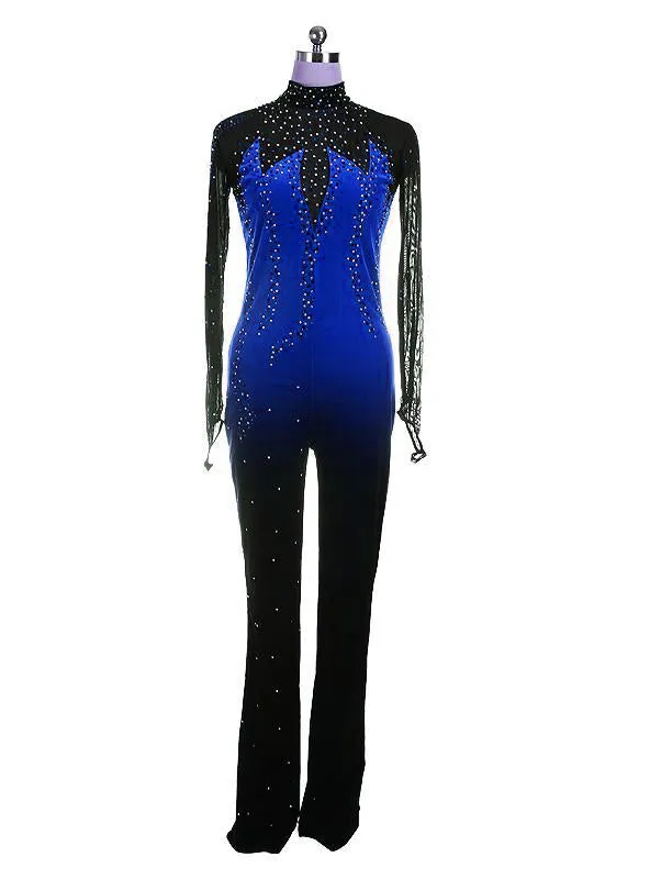 Ombre Catsuit Competition Skating Dress BSU61122 Avail. 4 Colors