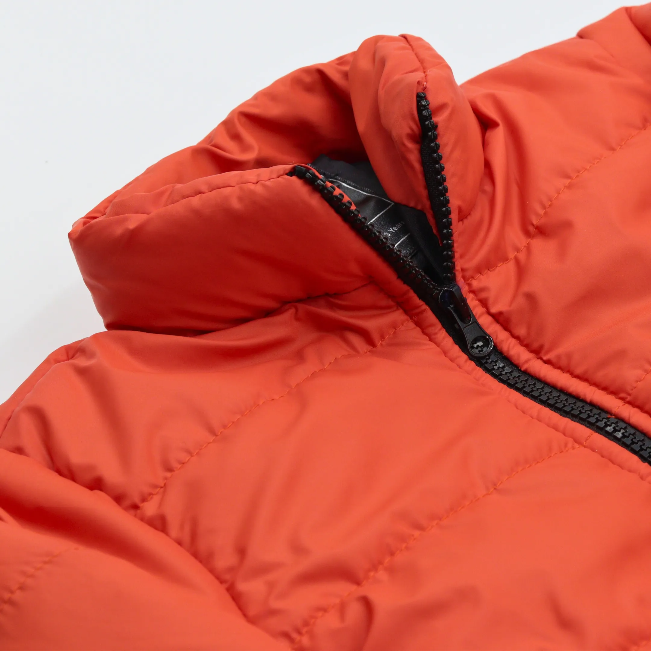 Orange Puffer Jacket