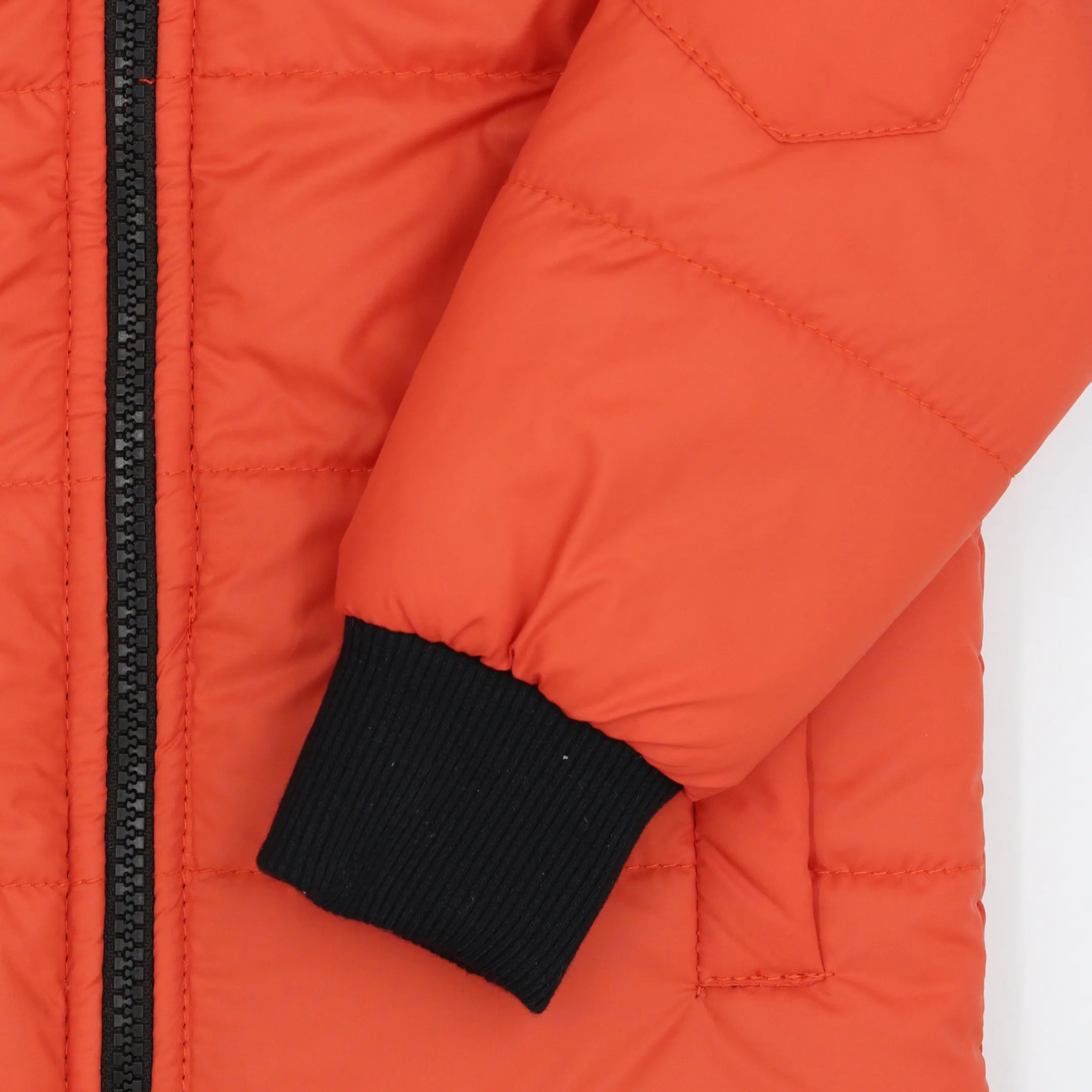 Orange Puffer Jacket