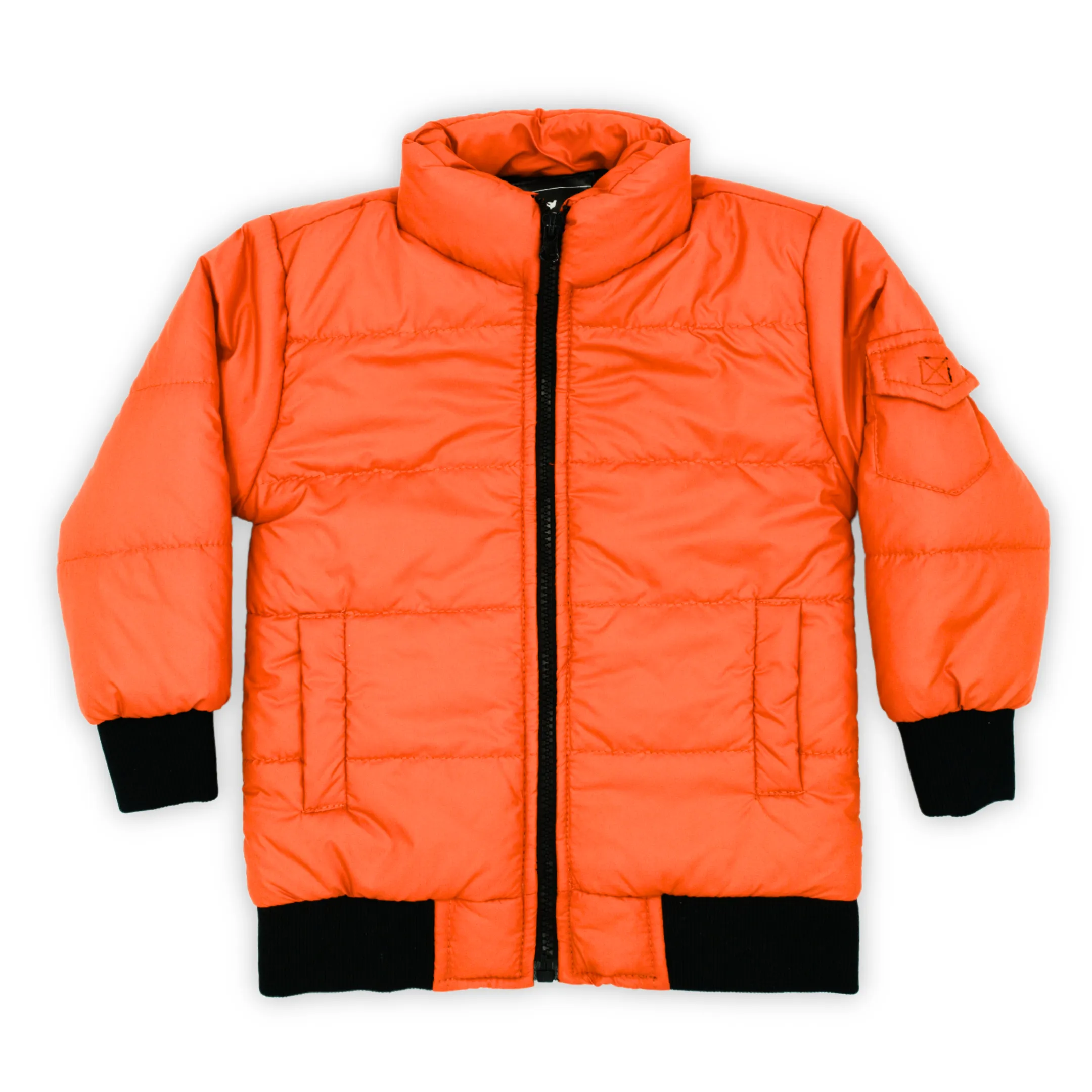 Orange Puffer Jacket