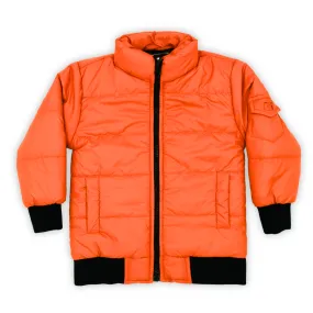 Orange Puffer Jacket