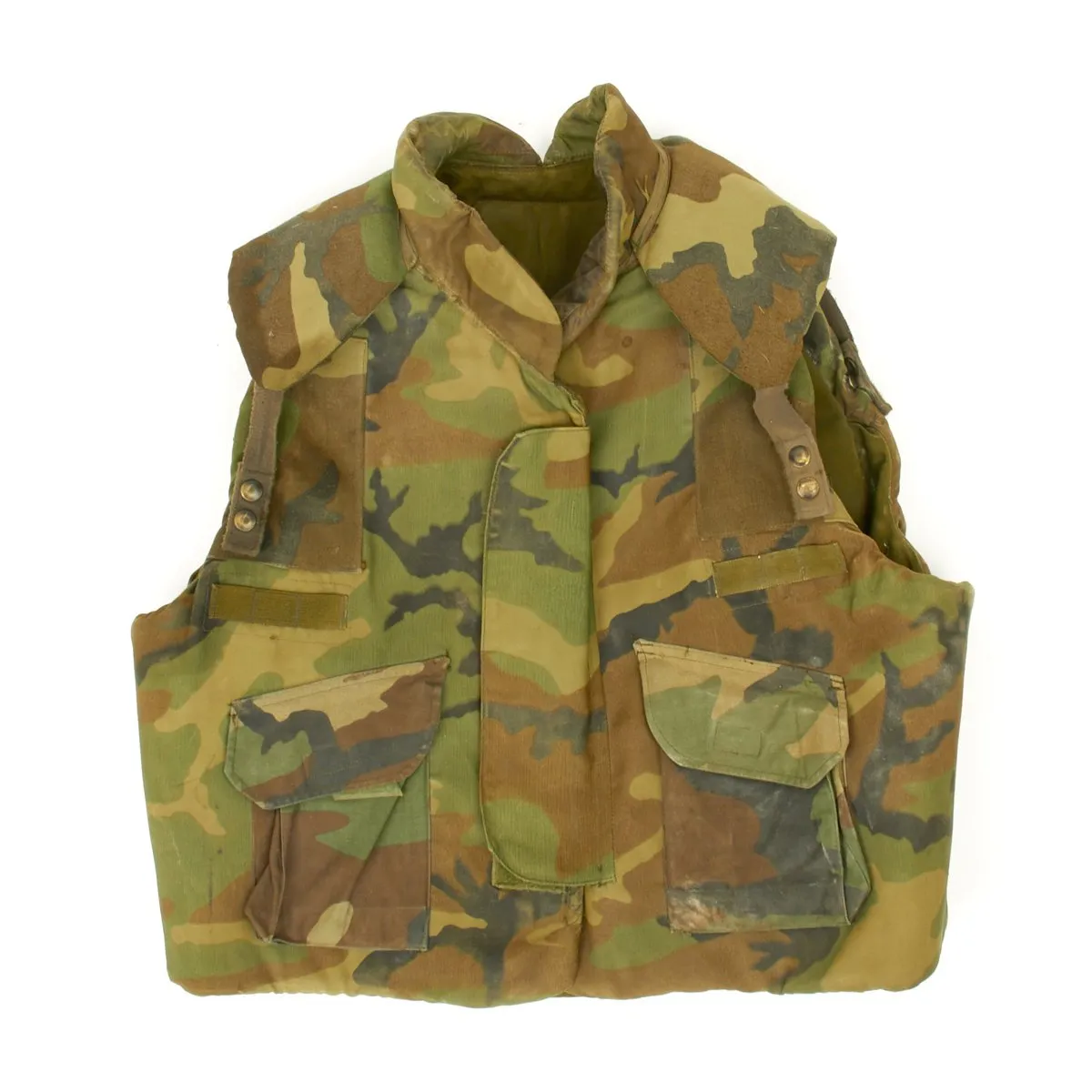 Original USGI Camouflage Body Armor Fragmentation Protective Flak Vest for Ground Troops