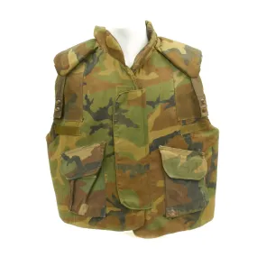 Original USGI Camouflage Body Armor Fragmentation Protective Flak Vest for Ground Troops