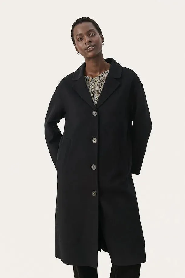 PART TWO LORELAI COAT BLACK