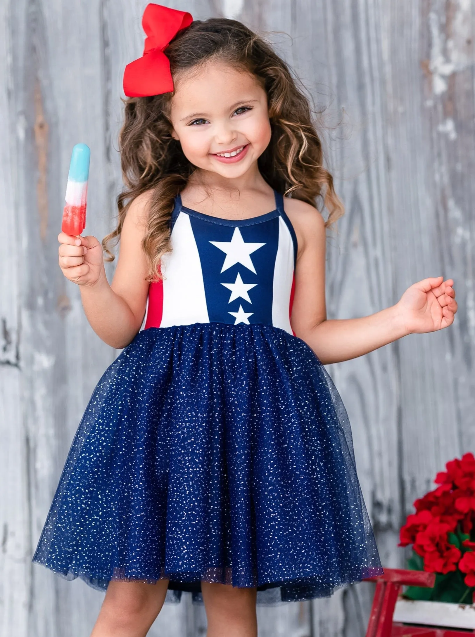 Patriotic Princess Sparkle Tutu Dress