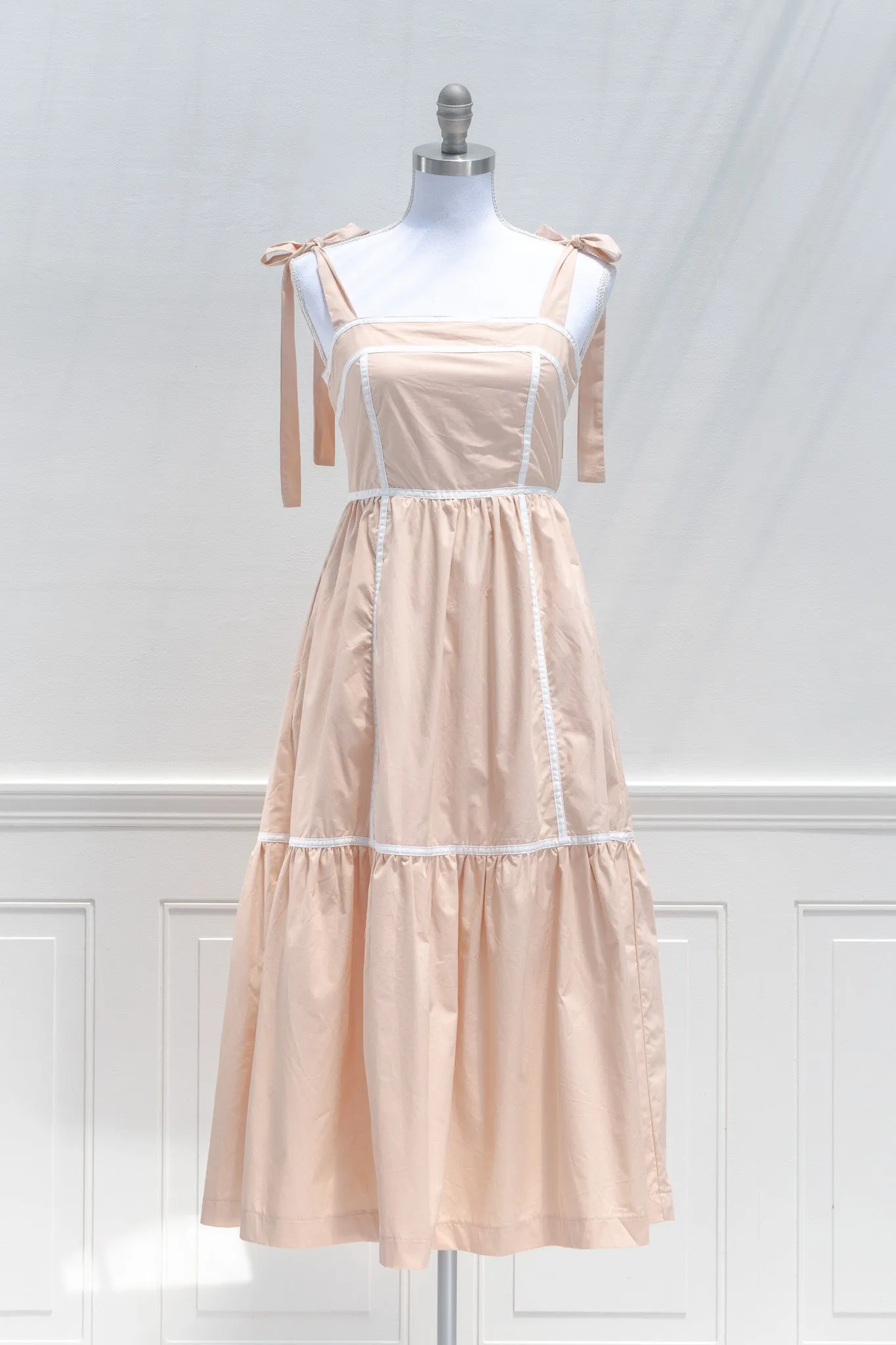 Peaches & Cream Midi Dress