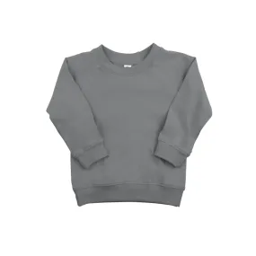 pewter · portland organic cotton pullover sweatshirt