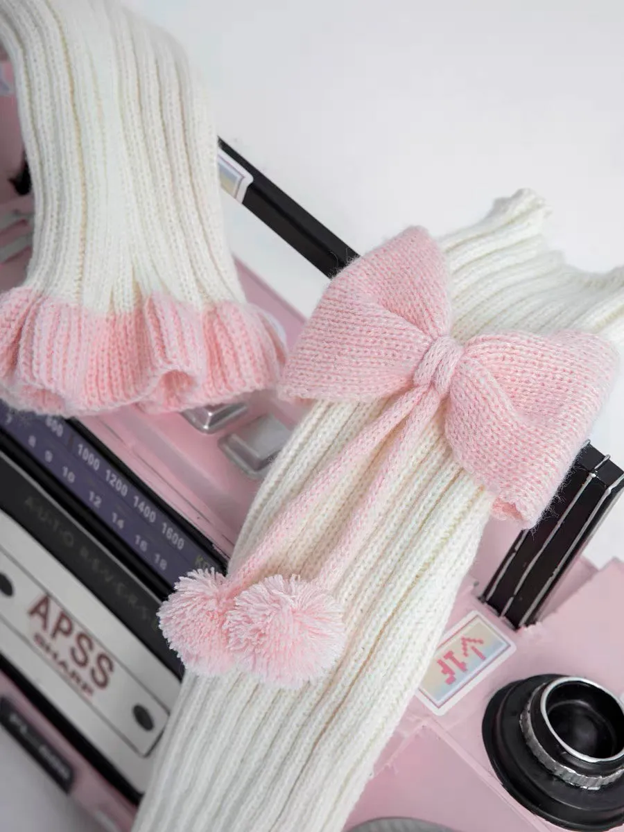 Pink Puff Parade JK Uniform Leg Warmers