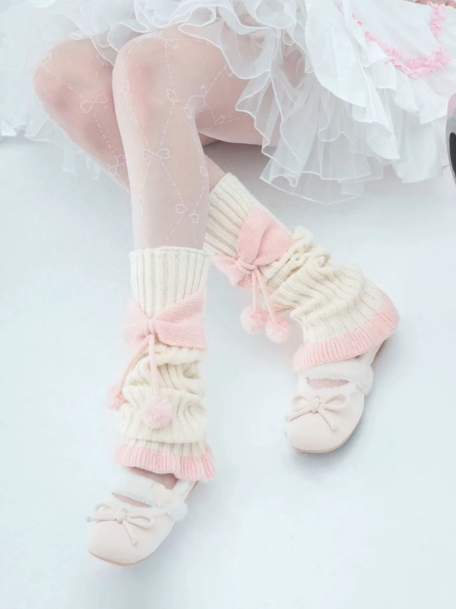 Pink Puff Parade JK Uniform Leg Warmers