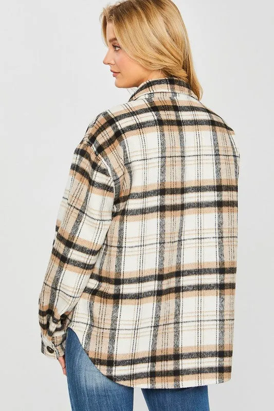 Plaid Flannel Jacket