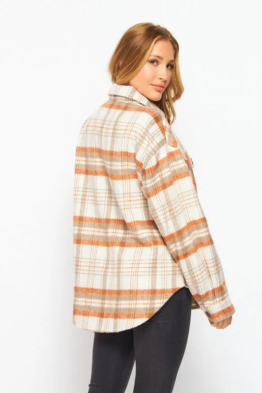 Plaid Flannel Jacket