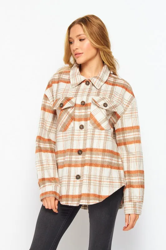 Plaid Flannel Jacket