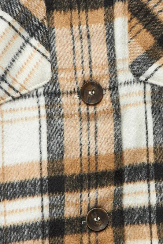 Plaid Flannel Jacket