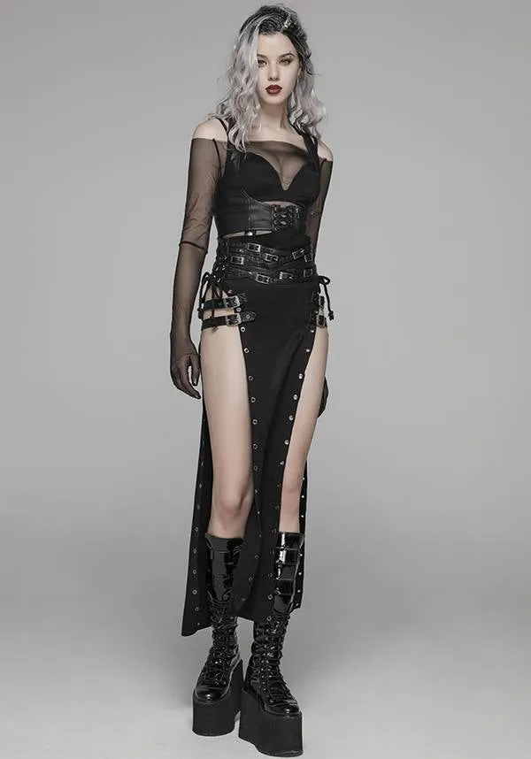 Punk High Waist | SPLIT SKIRT