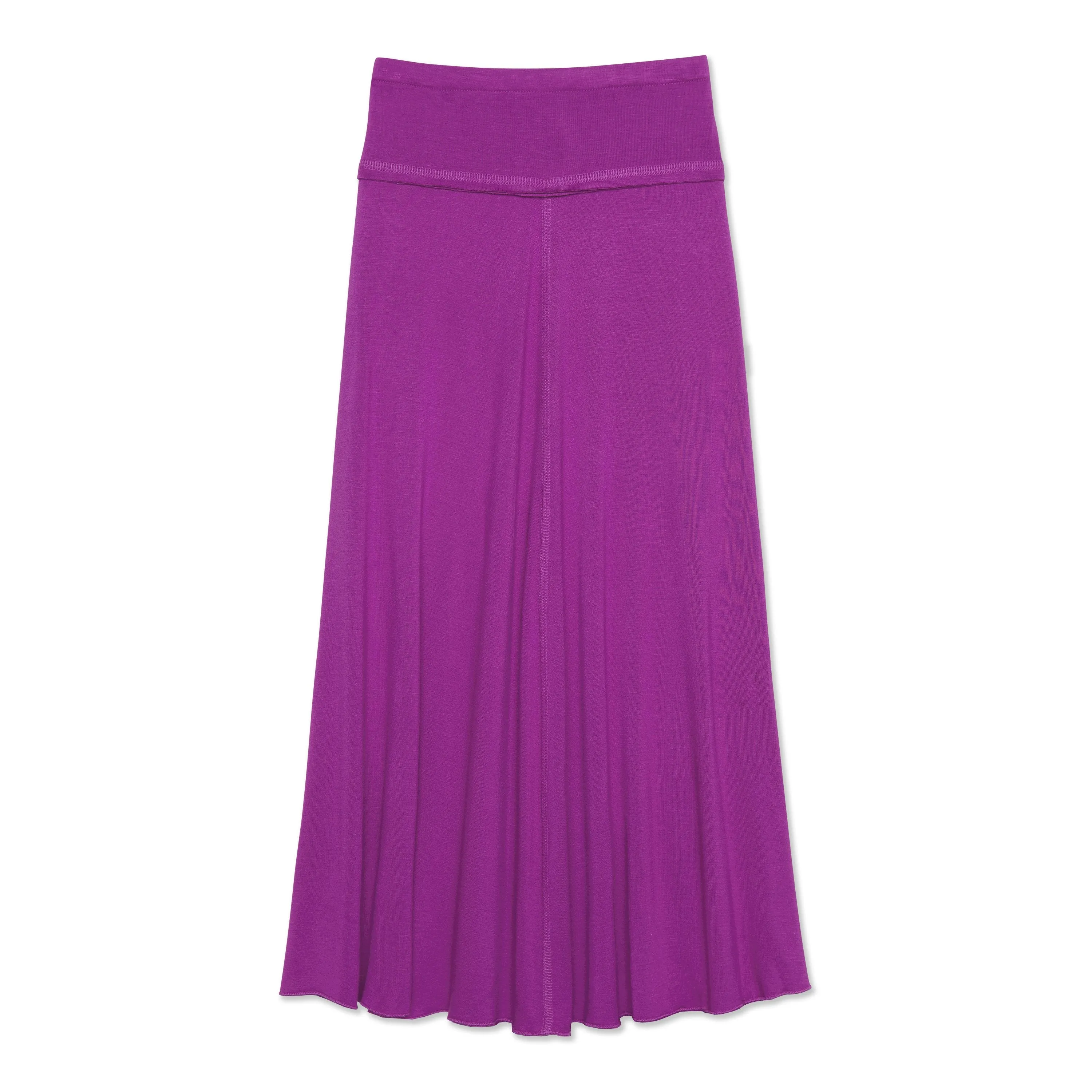 Raw Edge Maxi Skirt