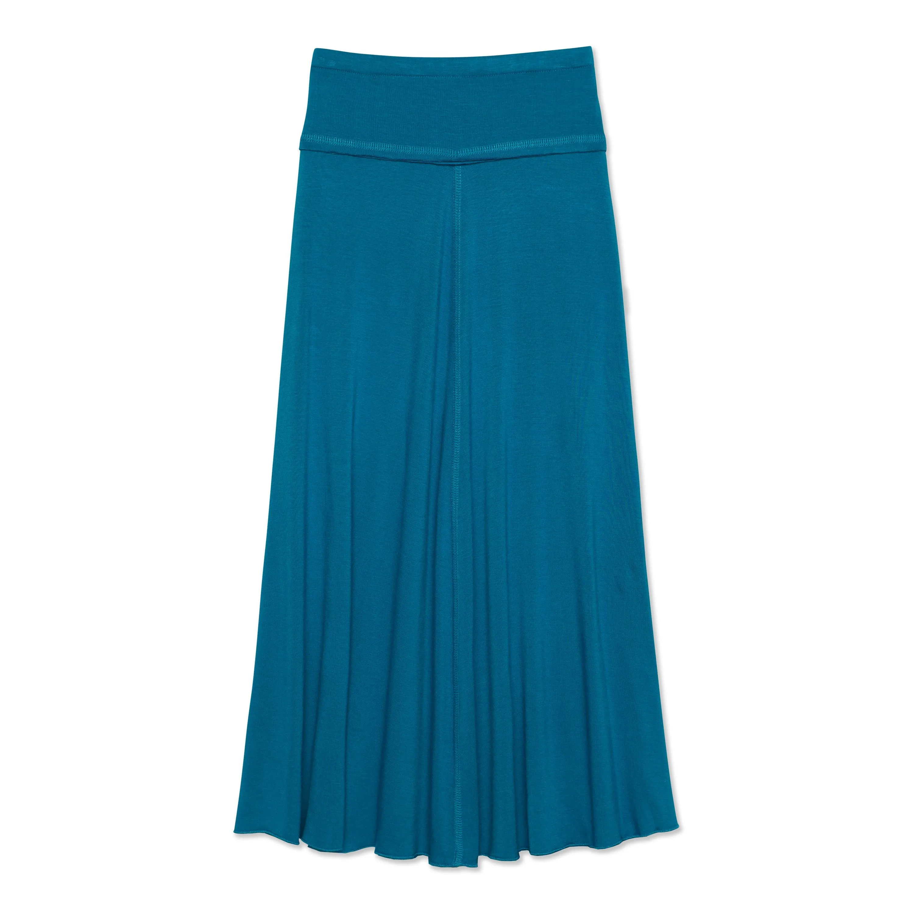 Raw Edge Maxi Skirt