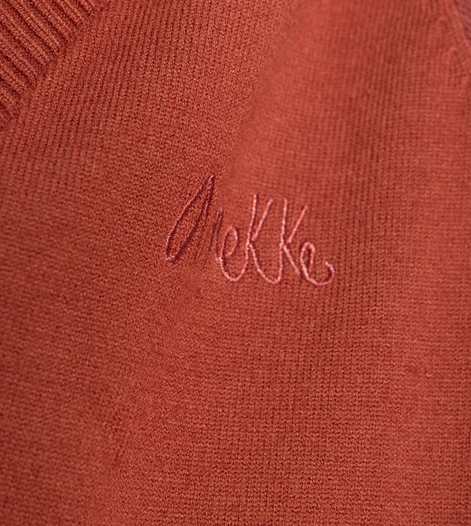 Red poncho-style jacket