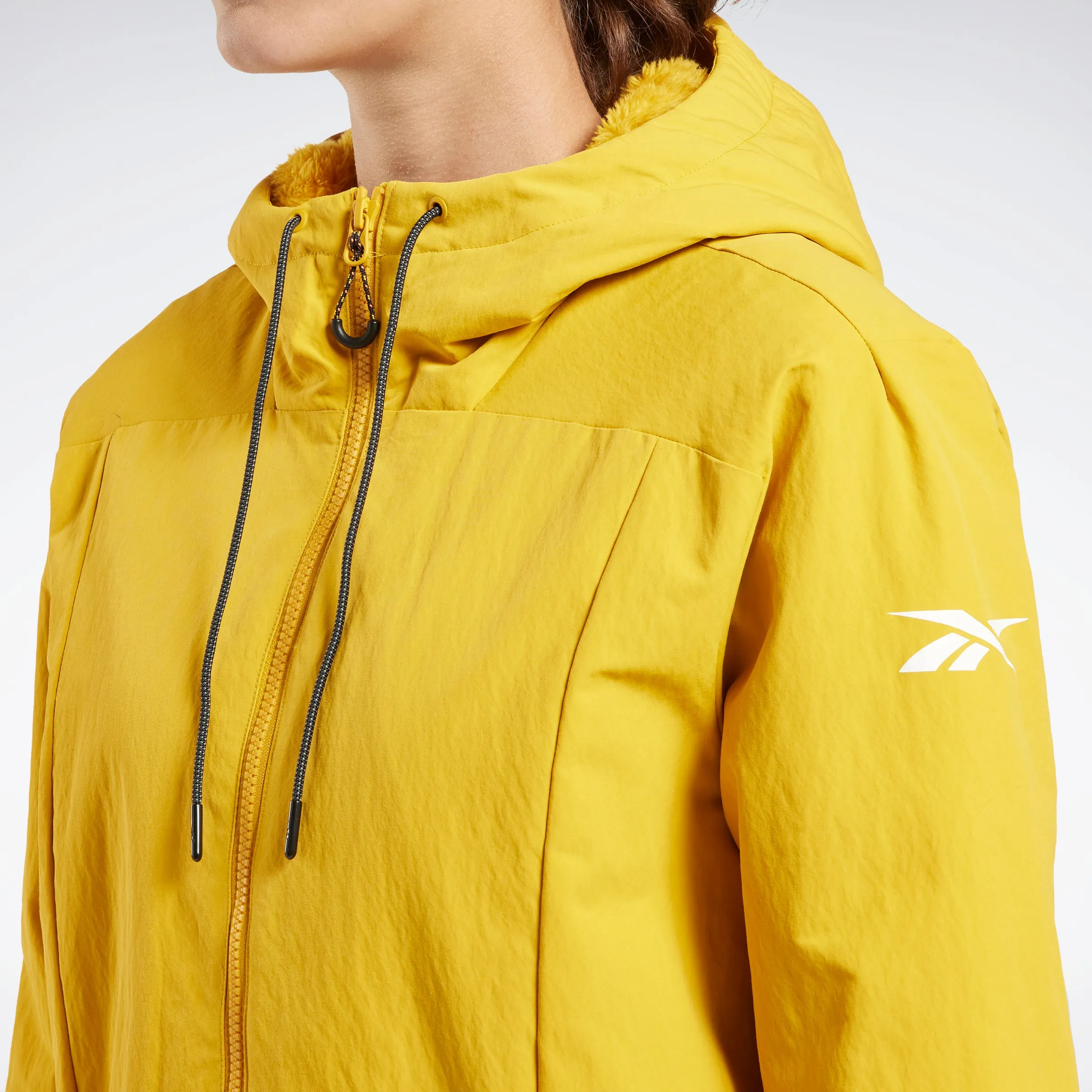 Reebok Apparel Women Urban Fleece Parka Bright Ochre