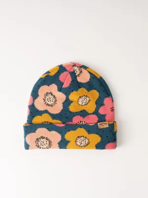 Retro Flower Beanie