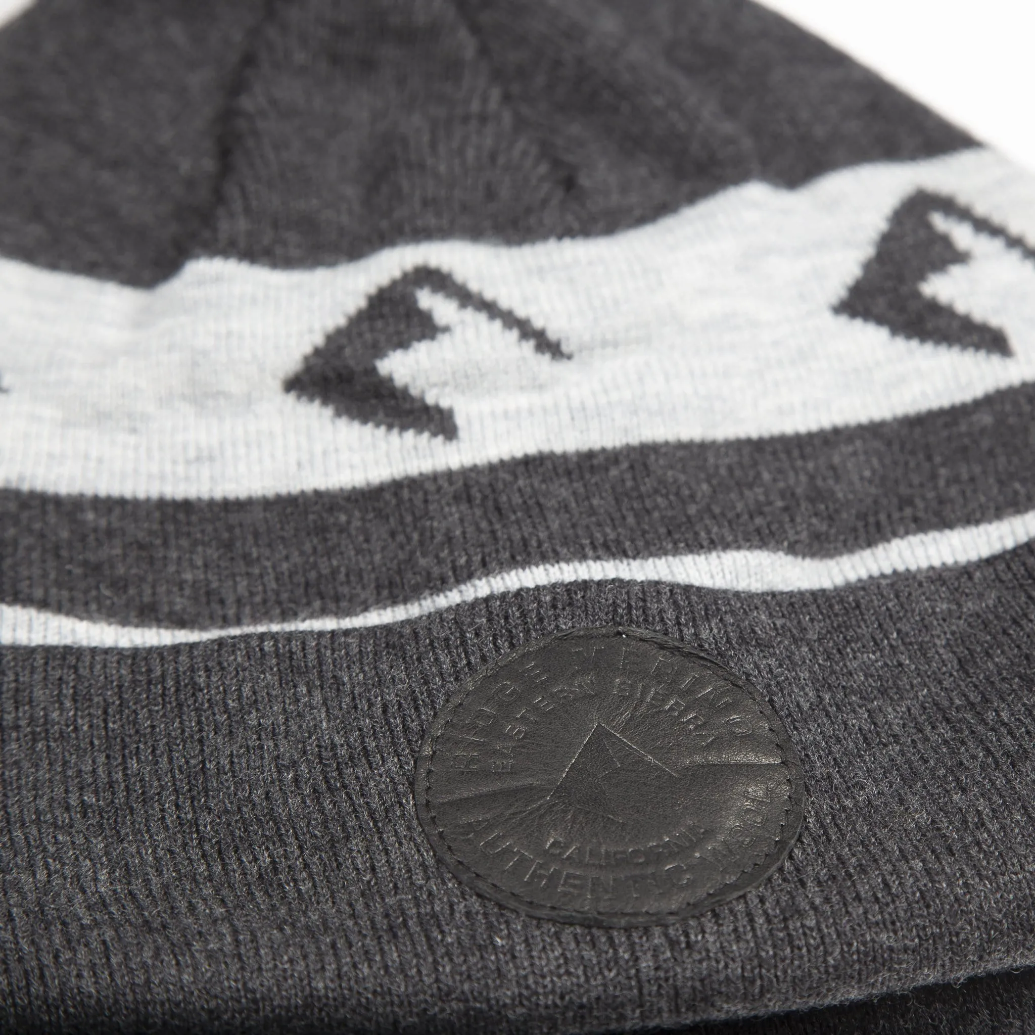 Ridge Logo Pom Merino Wool Beanie