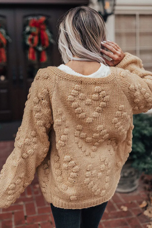 Romantic Mood Knit Cardigan in Primrose Yellow