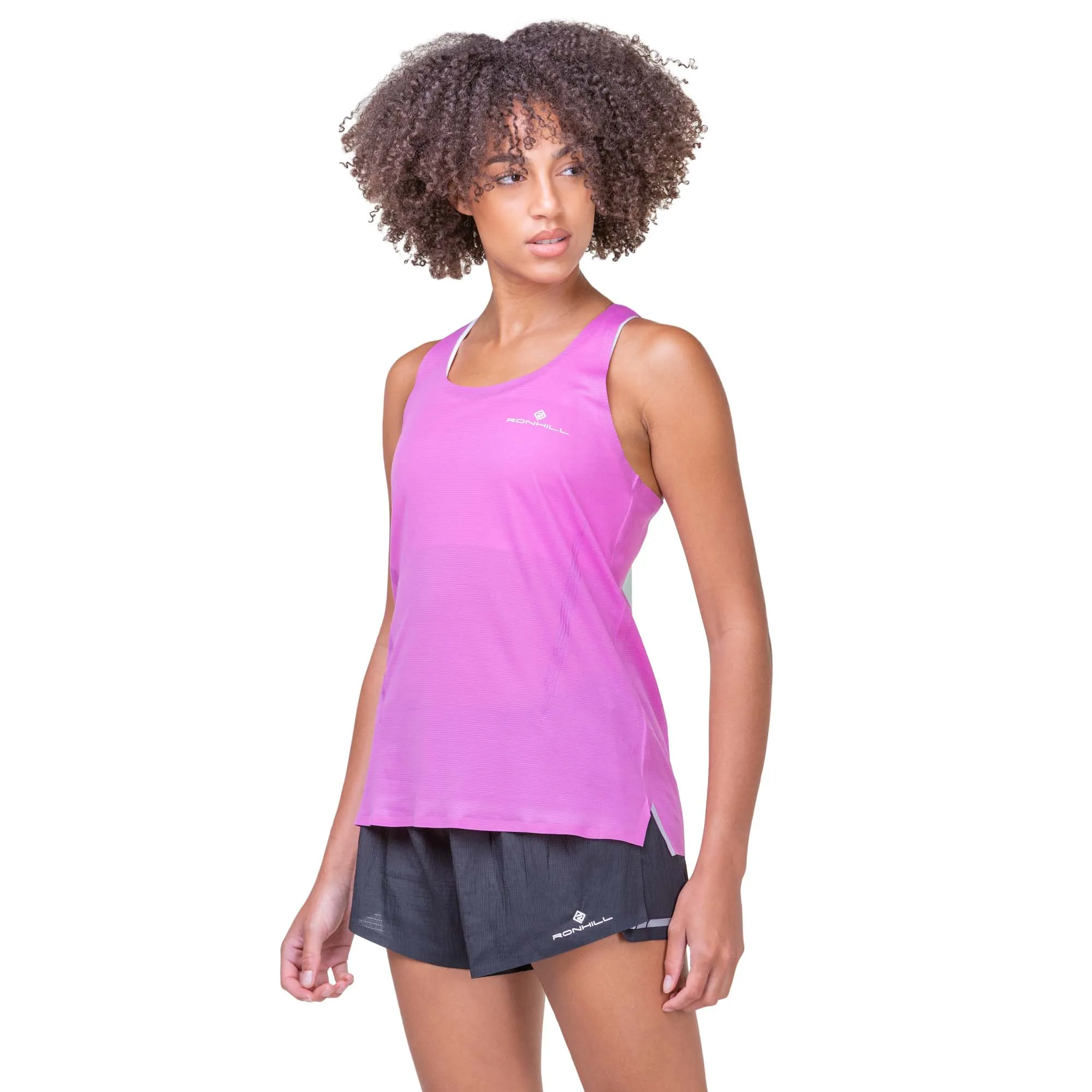 Ronhill | Women's Tech Race Vest - Fuchsia/Honeydew