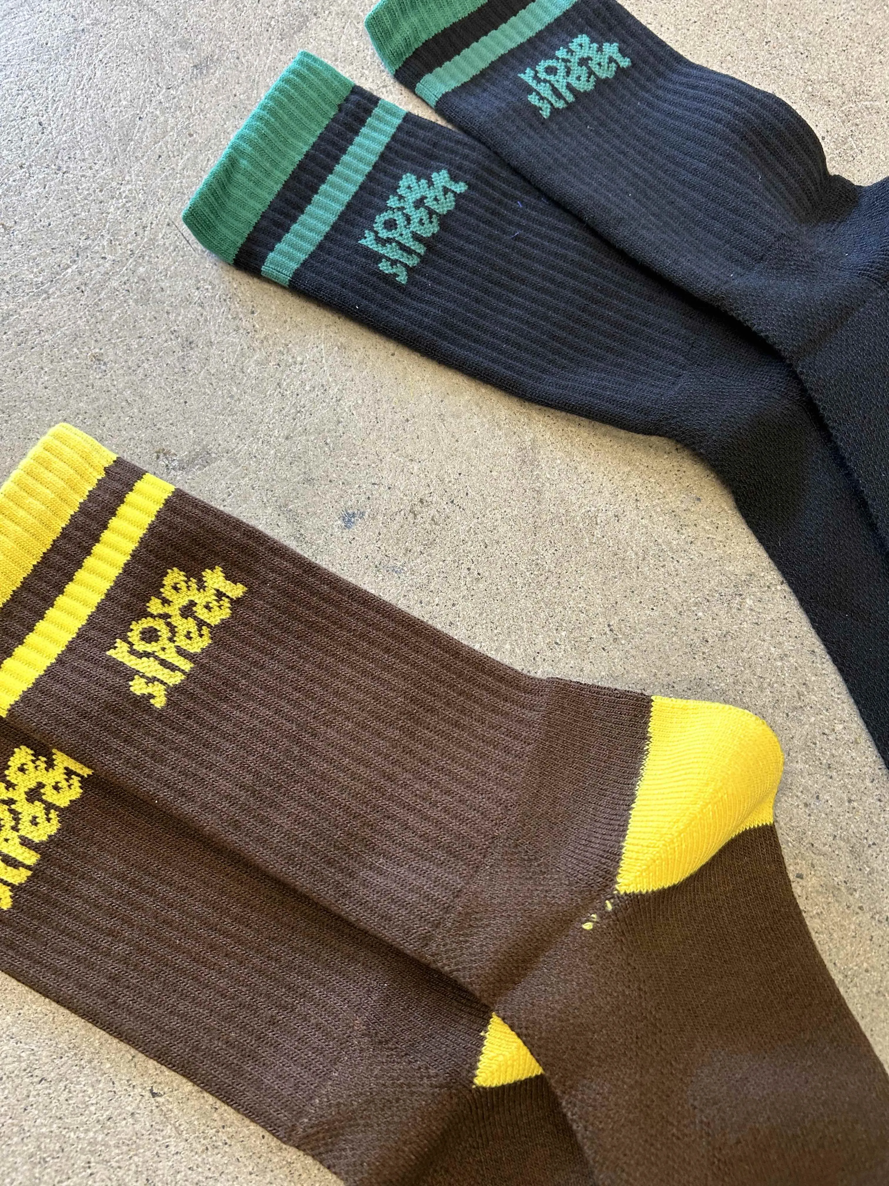 Rose Street Stacked Logo Socks: Assorted Colors