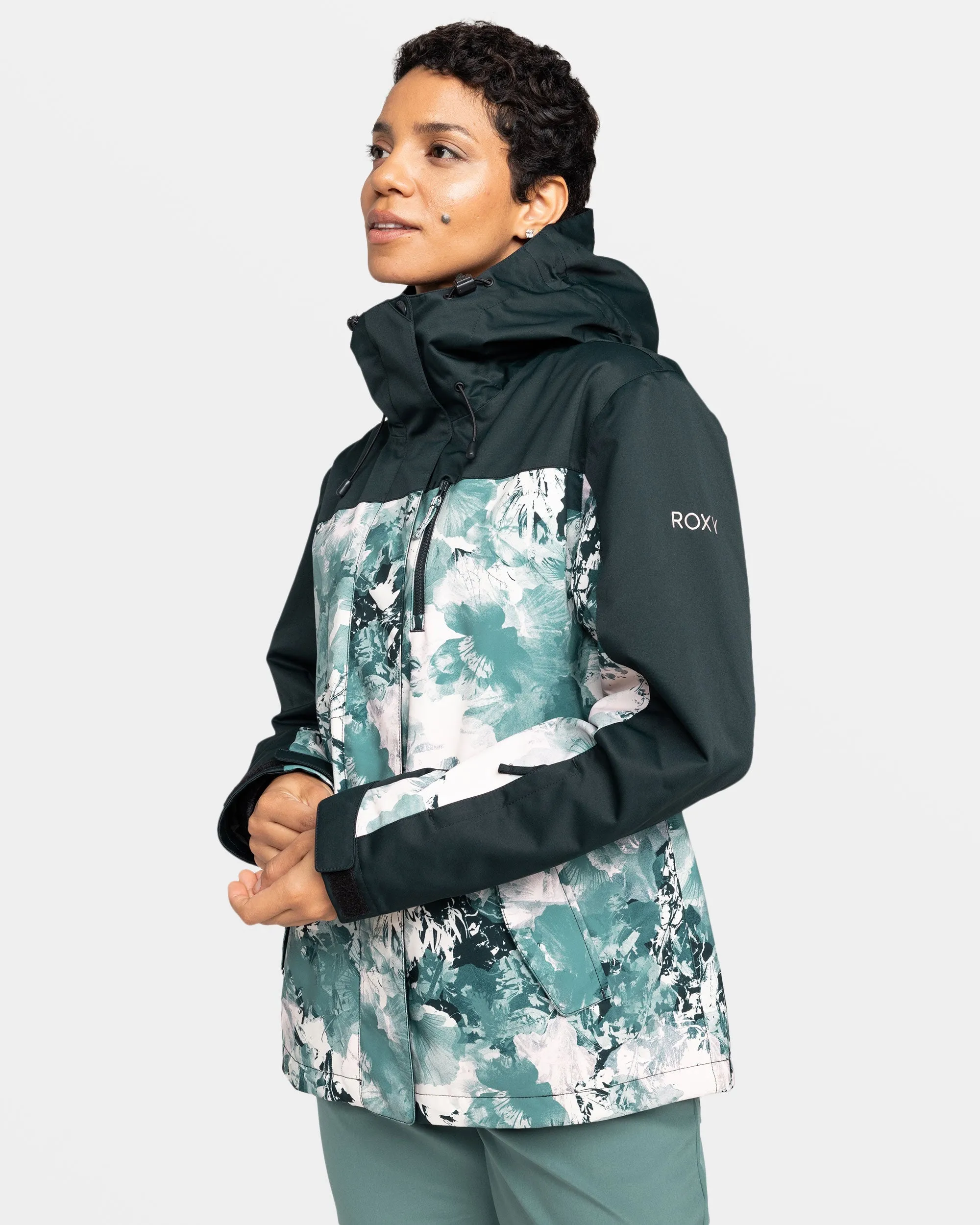 Roxy Jetty 3N1 Snow Jacket - Sea Pine Dreamy Picture