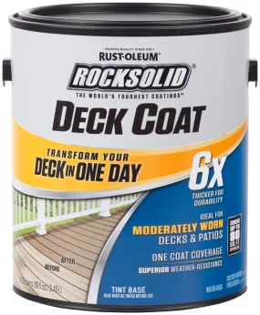 Rust-Oleum 300113 Deck Coat Resurfacer, Liquid, 1 gal :GAL: QUANTITY: 1