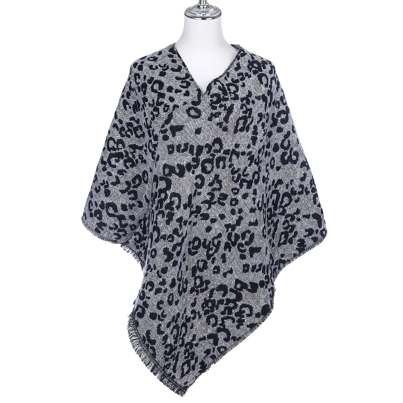 Safari Poncho Grey