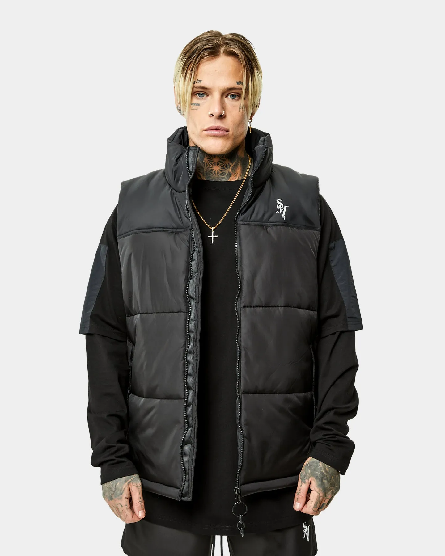 Saint Morta Alpha Homora Puffer Vest Black