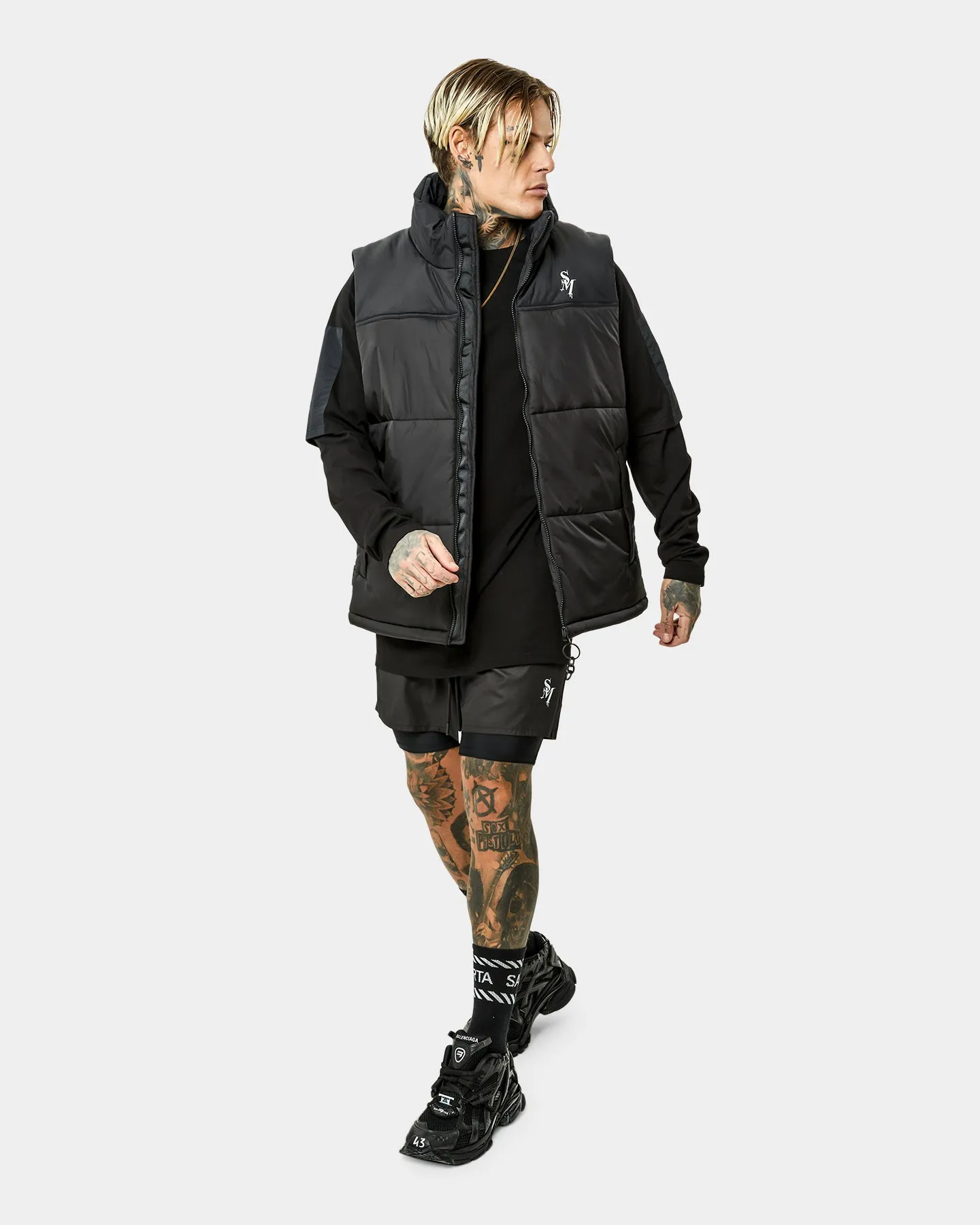 Saint Morta Alpha Homora Puffer Vest Black