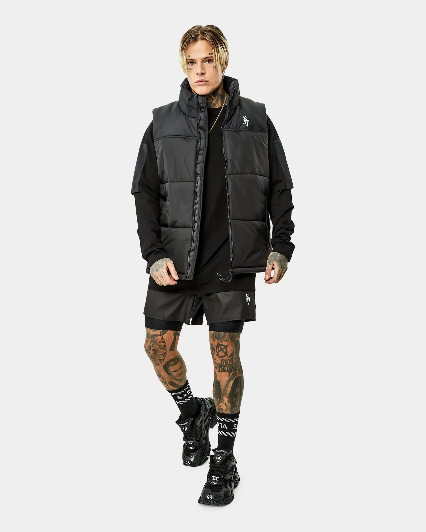 Saint Morta Alpha Homora Puffer Vest Black