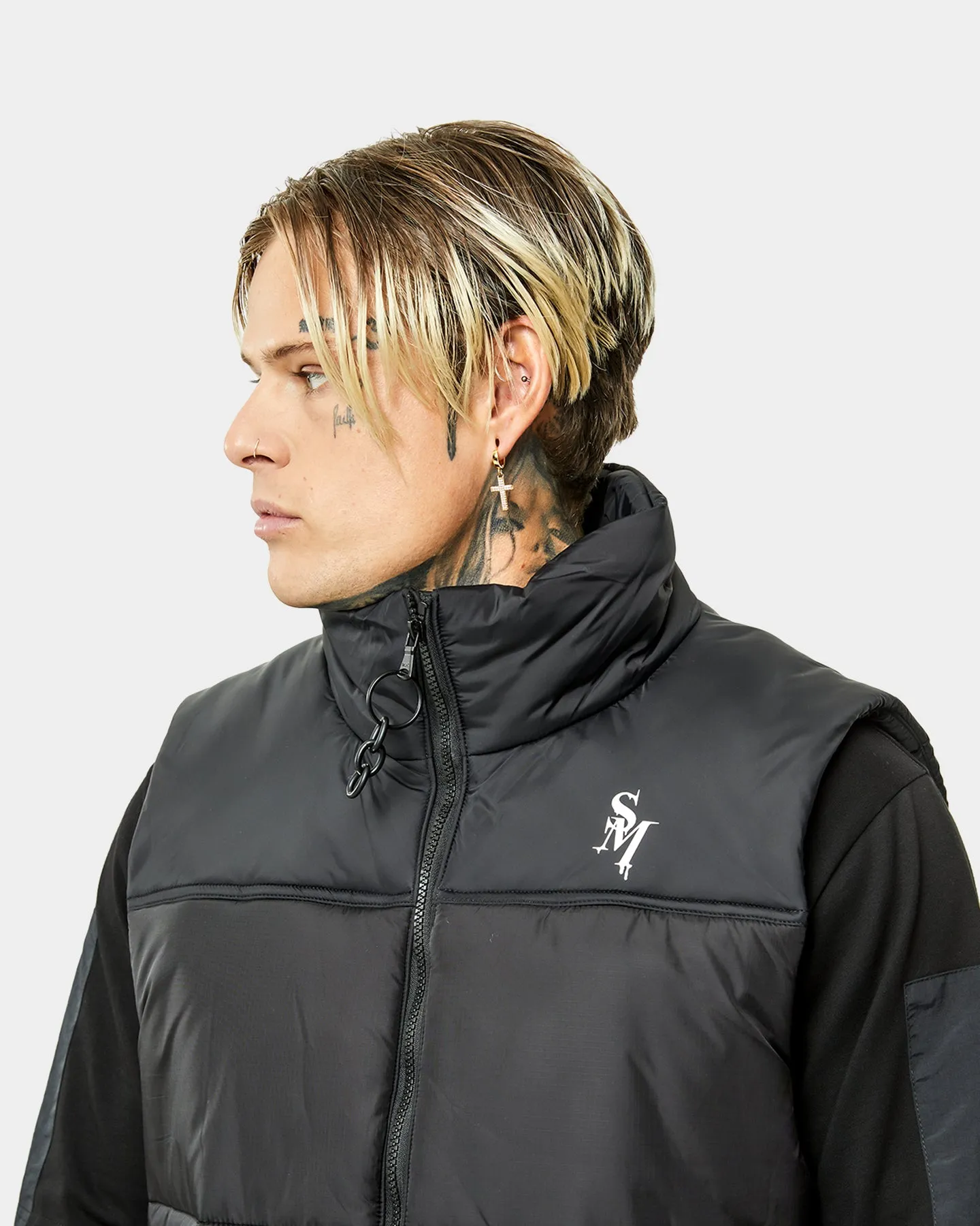 Saint Morta Alpha Homora Puffer Vest Black