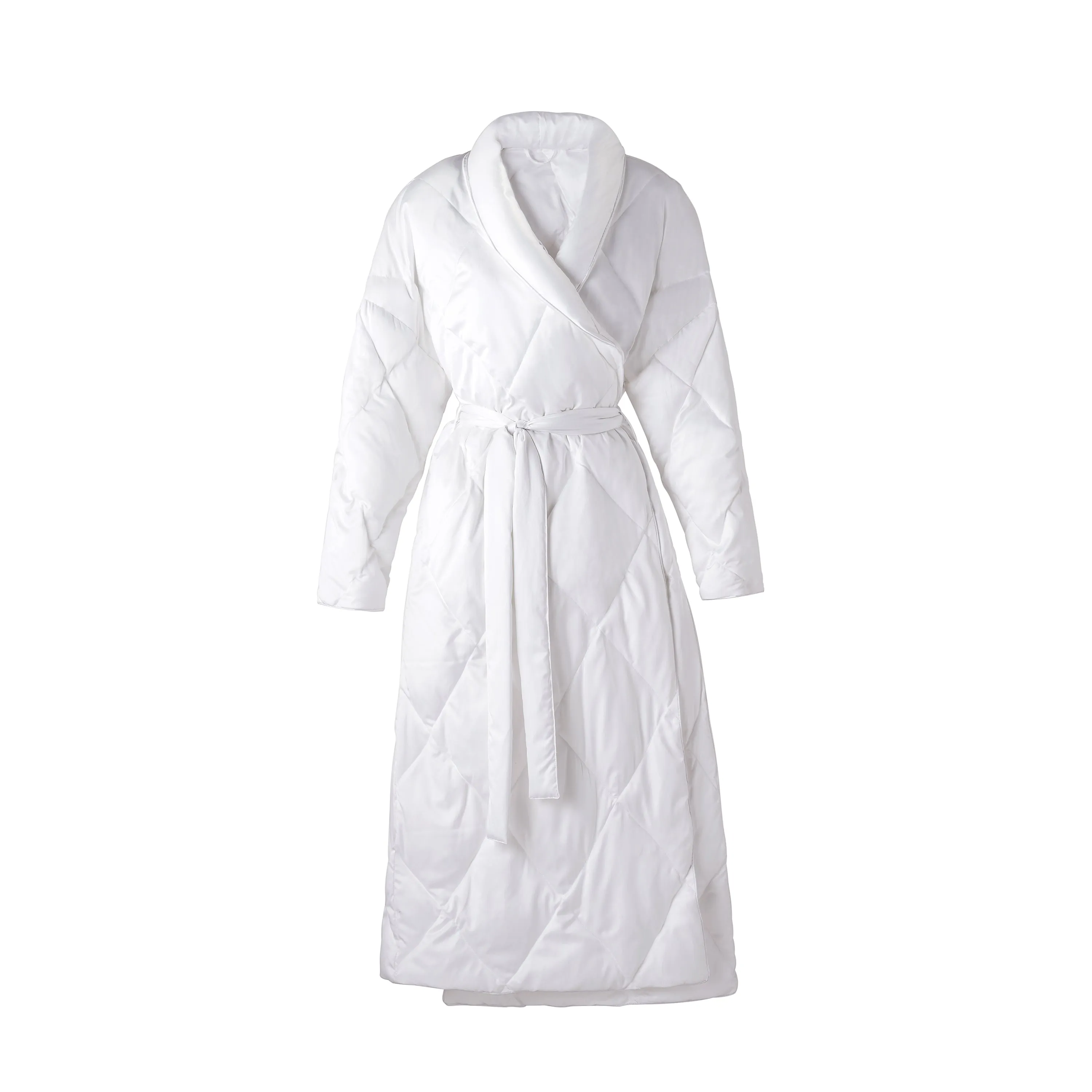 Satin Puffer Robe