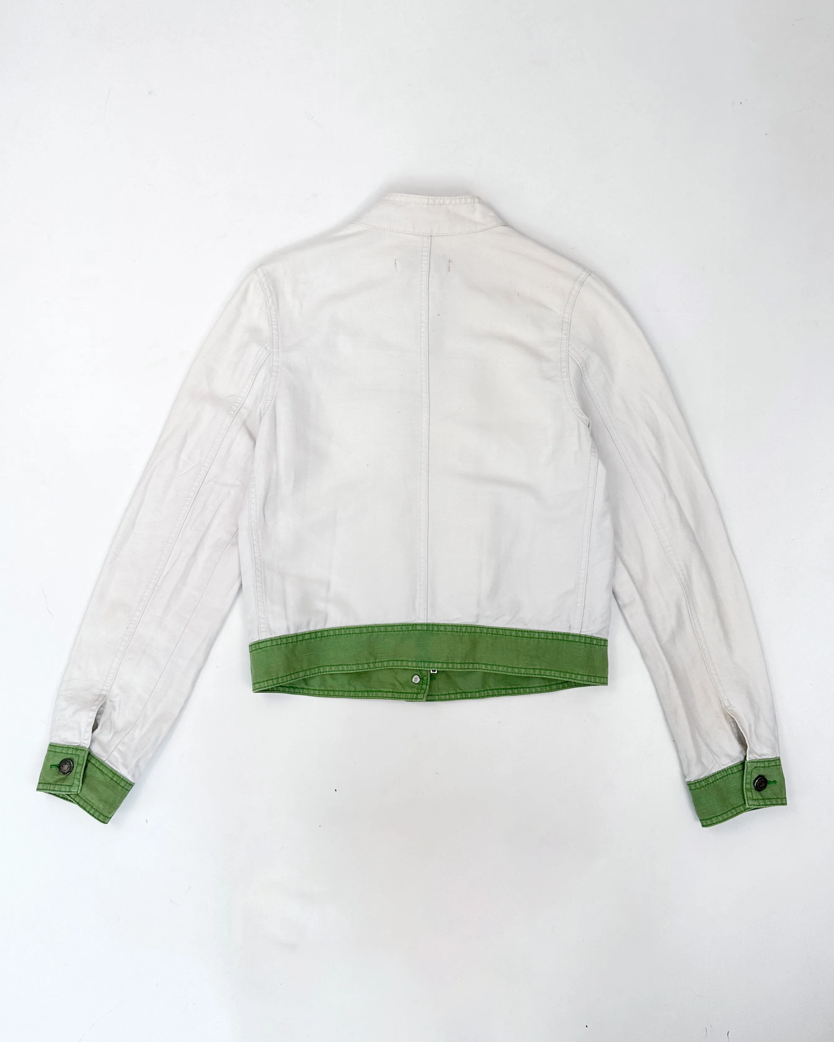 SEE By Chloé White Linen Jacket 2000's