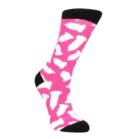 Shots Pink Sexy Socks Safety First 36 to 41