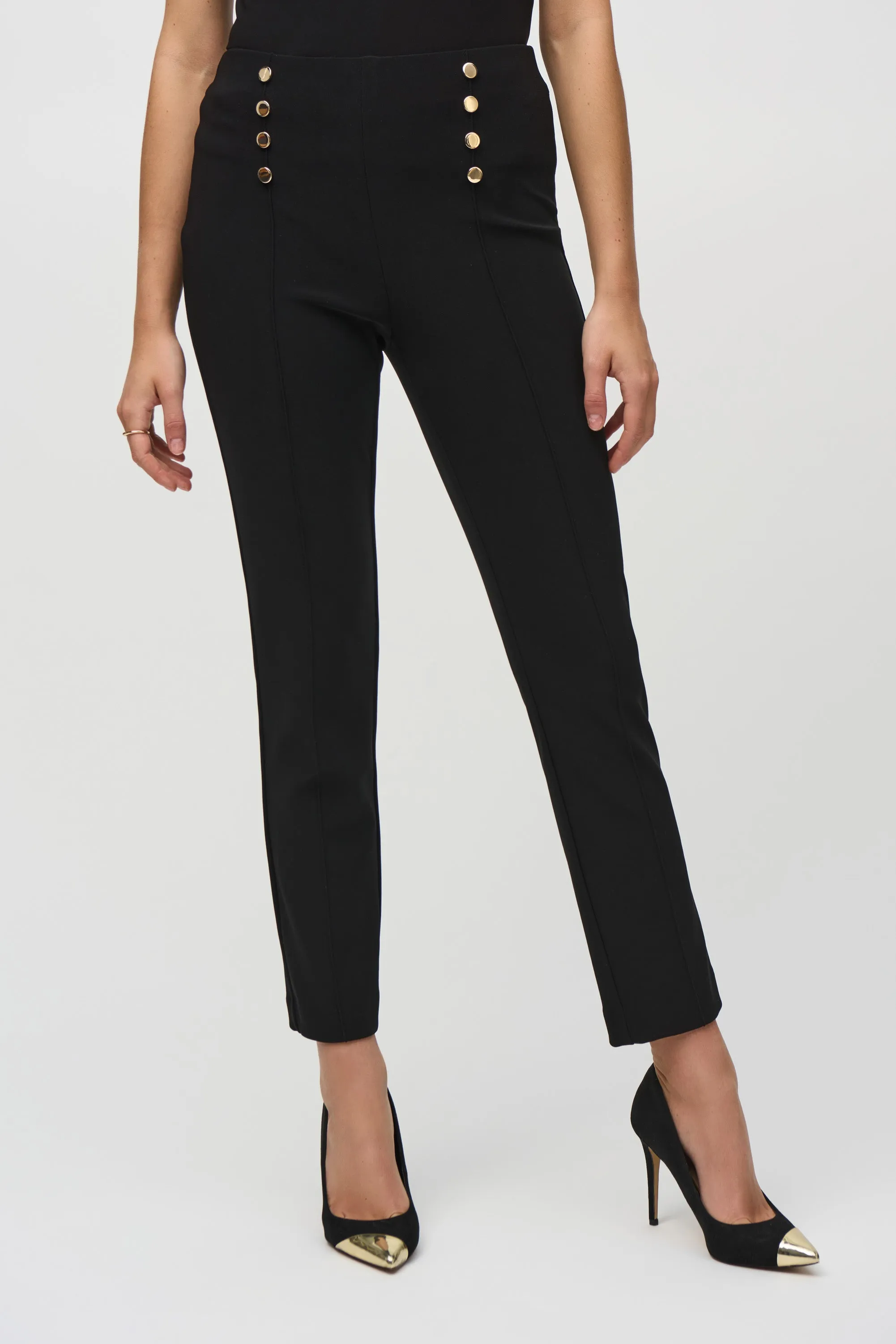 Silky Knit Slim Fit Pull-On Pants