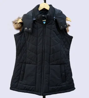 Sleek Sleeveless Down Puffer