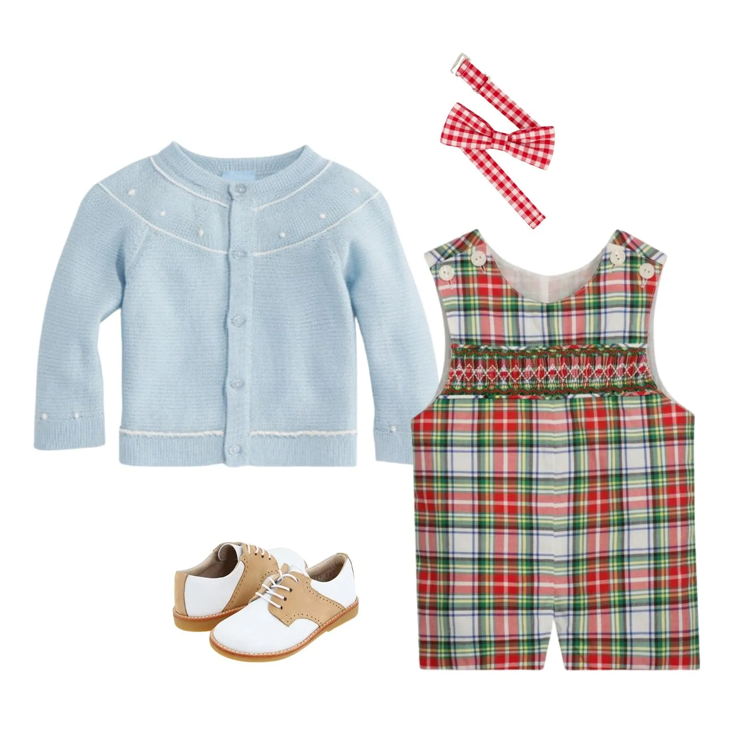 Smocked Shortall -- Decatur Plaid