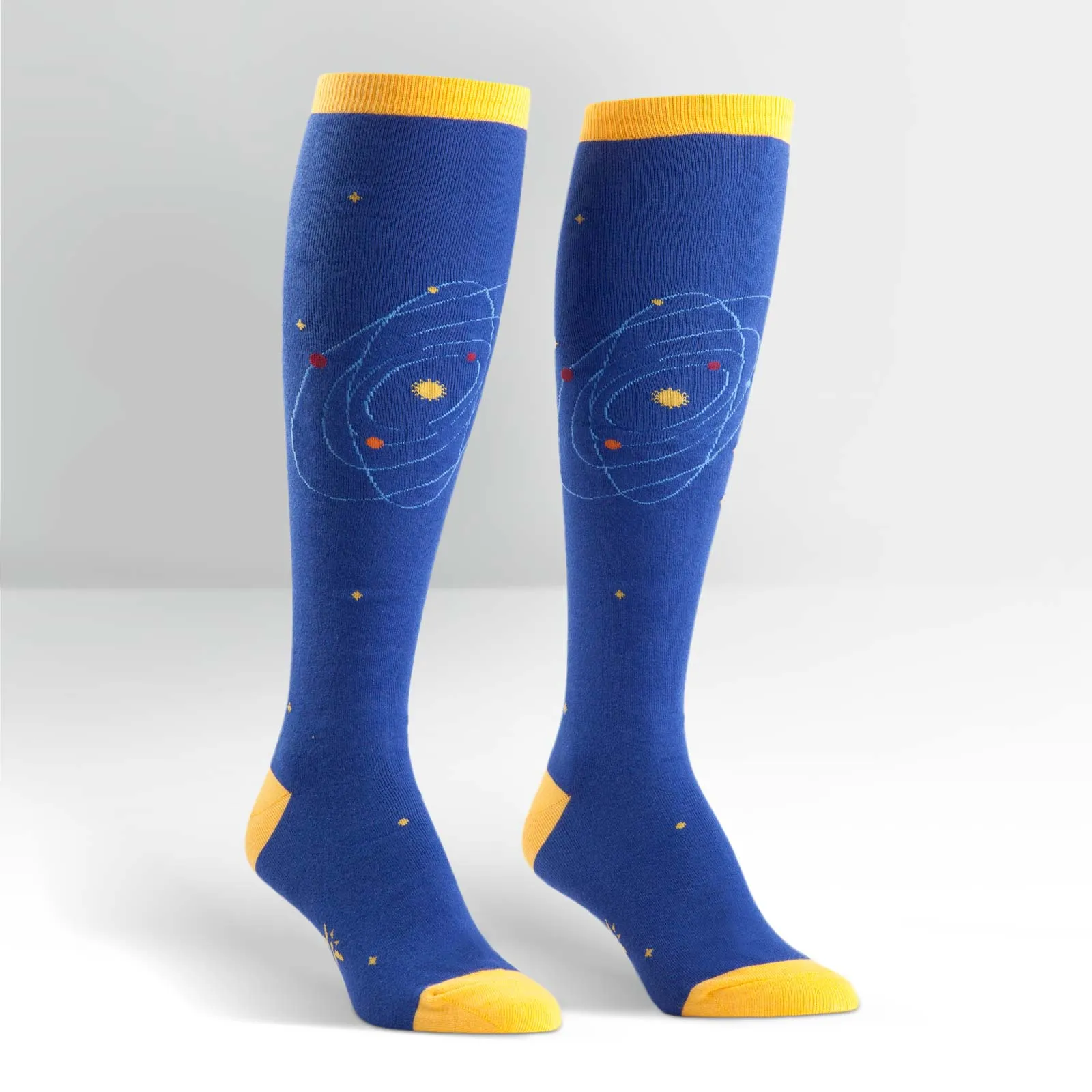 Sock It To Me Women's Funky Knee High Socks - Space