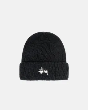 Stussy Basic Cuff Beanie: Black