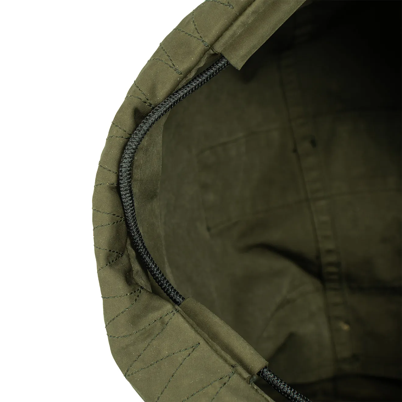 Ten C Hooded Parka Jacket Green