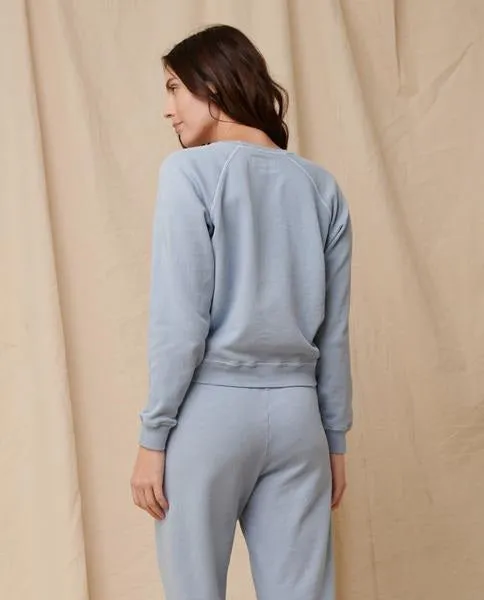 The Great - The Shrunken Sweatshirt in Powder Blue