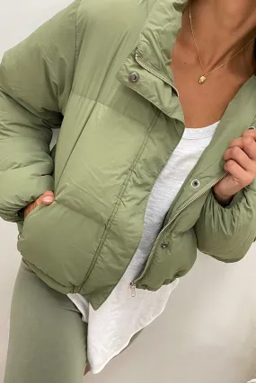 Topher Puffer Jacket Deep Sage